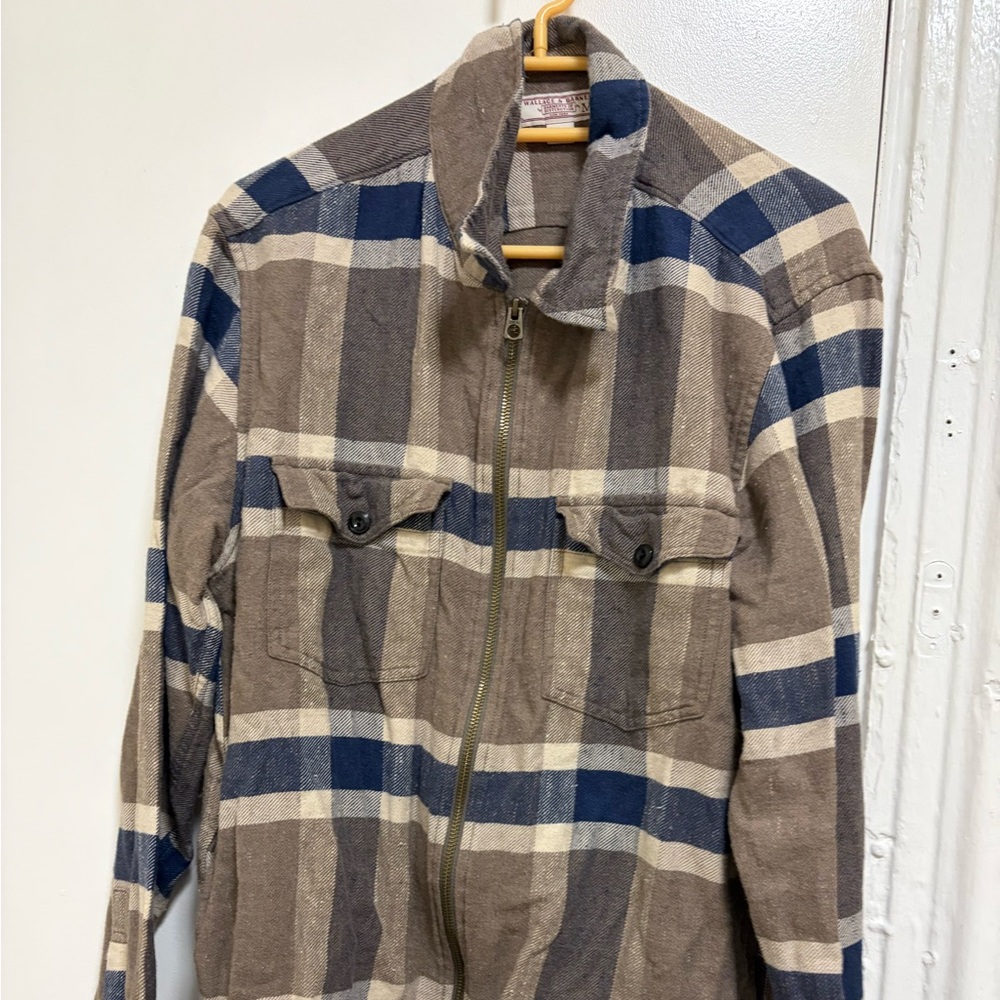 J.Crew - Linen Blend - Zip Up Jacket